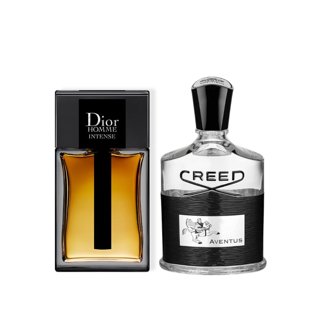 Combo promocional 2 Perfumes - Creed AVENTUS 100ml, Dior HOMME INTENSE 100ml